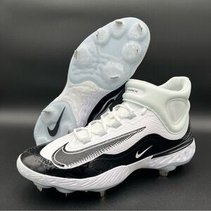 Nike Alpha Huarache Elite 4 Mid Baseball Cleats FD2744-101 Metal Men's Size 13